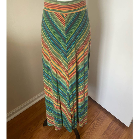 Women’s Hannah Skirt Long Muilt-color Elastic Waist Size Large - Picture 12 of 16